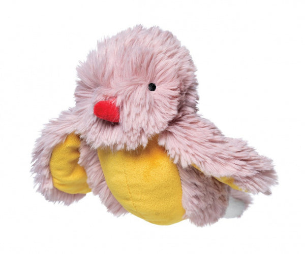 knuffel Songbird 18 cm pluche roze/geel