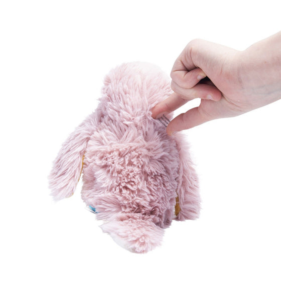 knuffel Songbird 18 cm pluche roze/geel