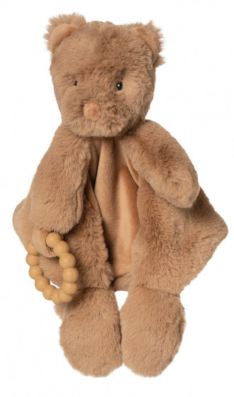 knuffelbeer junior 18 cm pluche bruin 2-delig