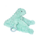 knuffeldeken Chomp junior 12 cm pluche turquoise