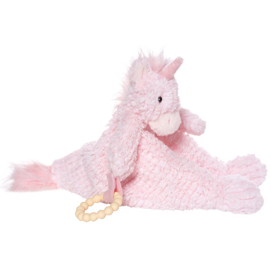 knuffeldoek Petals Blankie junior 18 cm pluche roze