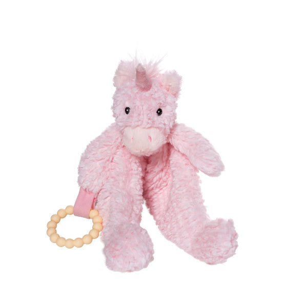 knuffeldoek Petals Blankie junior 18 cm pluche roze