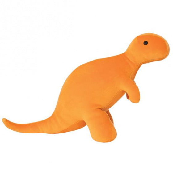 knuffel Dino Growly junior 35 cm fluweel oranje