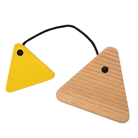 wasbord junior 8,9 x 9 cm hout blank/geel