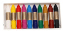 waskrijt gekleurd junior 6 cm 10 stuks