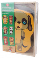 houten vormenpuzzel Dieren 6 stuks