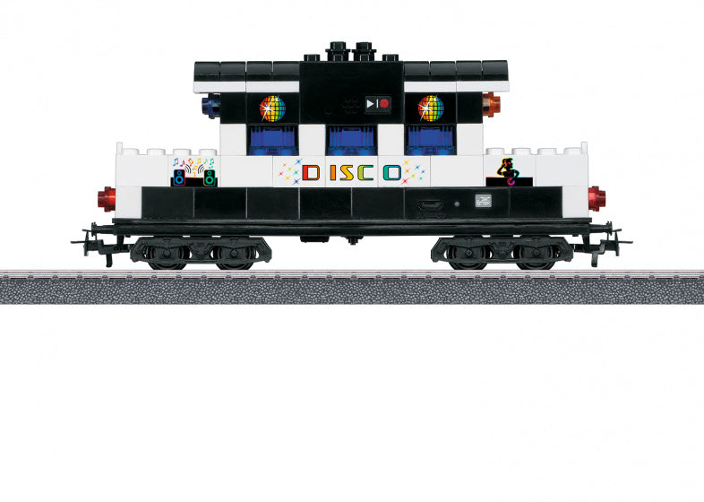 disco wagon Start Up bouwsteentreinen 16 cm 86-delig
