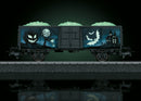 goederenwagon Halloween digitaal 1:87 staal blauw/zwart