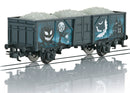 goederenwagon Halloween digitaal 1:87 staal blauw/zwart