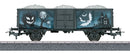 goederenwagon Halloween digitaal 1:87 staal blauw/zwart