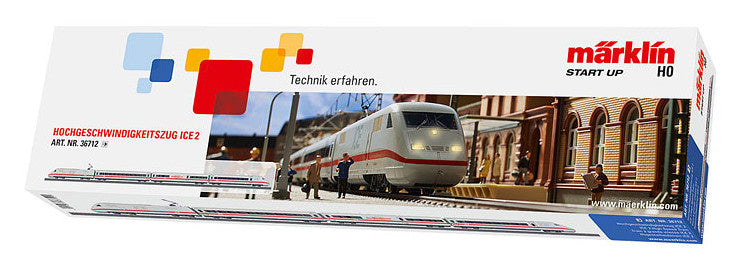 hogesnelheidstrein Ice 2 digitaal 1:87 staal wit 4-delig