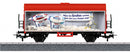 koelwagon Rice Pudding digitaal 11,5 cm staal 1:87 rood
