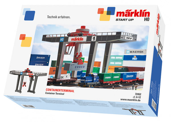 speelset containerterminal junior grijs/rood