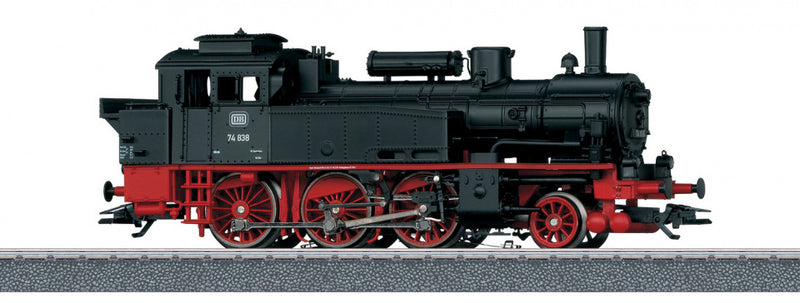 stoomlocomotief Class 74 digitaal 1:87 staal zwart