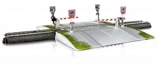 spoorwegovergang volautomatisch H0 31,5 x 18,5 cm