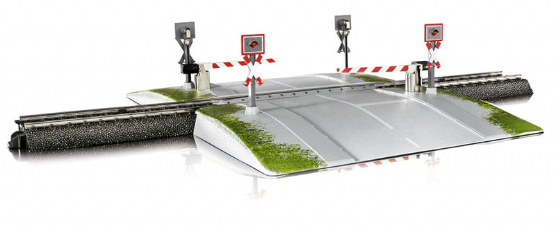 spoorwegovergang volautomatisch H0 31,5 x 18,5 cm