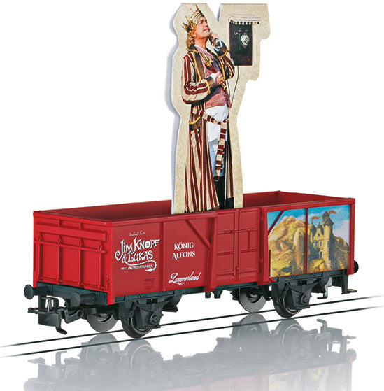 wagonset Jim Knoop 11,5 cm digitaal 1:87 staal rood