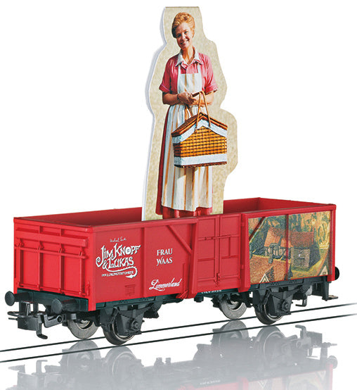 wagonset Jim Knoop 11,5 cm digitaal 1:87 staal rood