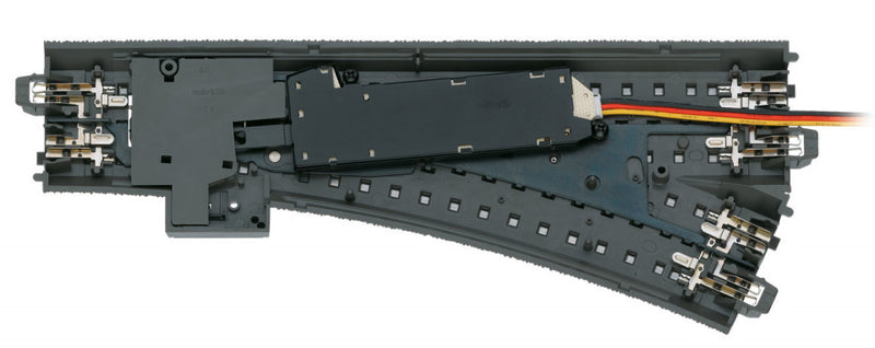 wisselaandrijving C-Track elektrisch 1:87 staal zwart