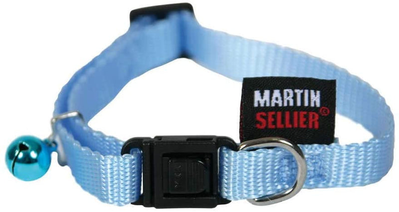 Kattenhalsband Nylon Uni Blauw 12 MMX20-30 CM