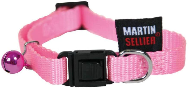 Kattenhalsband Nylon Uni Roze 13 MMX20-30 CM