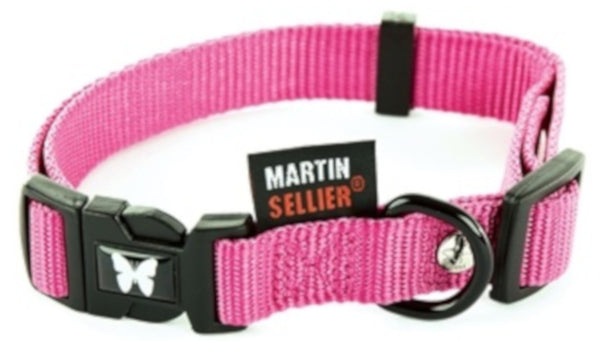 Martin Halsband Nylon Roze Verstelbaar 16 MMX30-45 CM