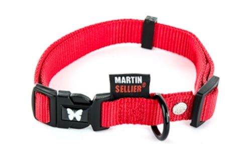 Martin Halsband Nylon Rood Verstelbaar 40 MMX50-70 CM