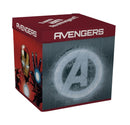 Avengers opbergmand/kruk 30 x 30 x 30 cm rood
