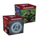 Avengers opbergmand/kruk 30 x 30 x 30 cm rood