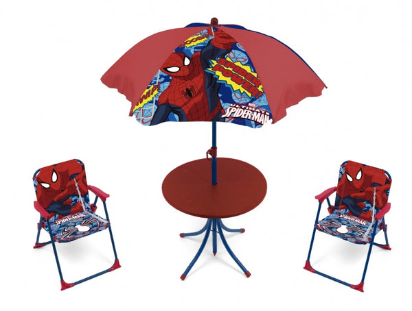 campingset Spider-Man jongens rood 4-delig