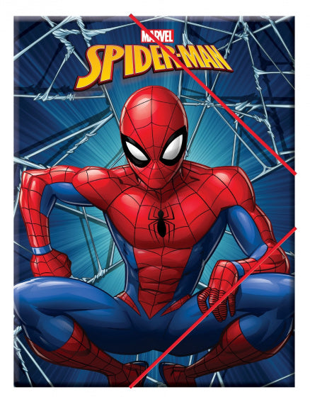 elastomap Spider-Man junior A4 polypropyleen blauw