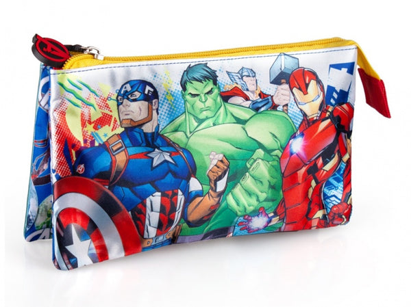 etui Marvel jongens 22 x 12 cm polyester/nylon blauw