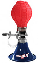 fietstoeter Spider-Man jongens 14 cm staal blauw/rood