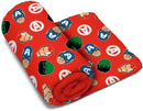 fleecedeken Avengers 150 x 95 cm polyester rood