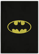 fleecedeken Batman junior 100 x 140 cm zwart/geel