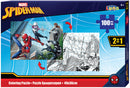 kleurpuzzel Spider-Man jongens blauw 100 stukjes