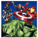 kussen Avengers junior 40 x 40 cm polyester donkerblauw