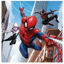 kussen Spider-Man junior 40 x 40 cm polyester rood/blauw