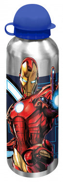lunchset Avengers junior aluminium blauw/rood 2-delig