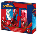 lunchset Spider-Man aluminium blauw/rood 2-delig