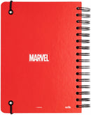 notitieboek Captain America A5 14,8 x 21 cm rood/wit