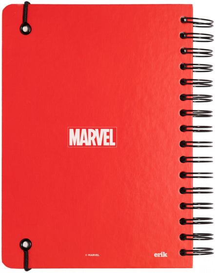 notitieboek Captain America A5 14,8 x 21 cm rood/wit