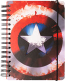 notitieboek Captain America A5 14,8 x 21 cm rood/wit