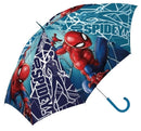 paraplu Spider-Man junior 41 cm polyester blauw