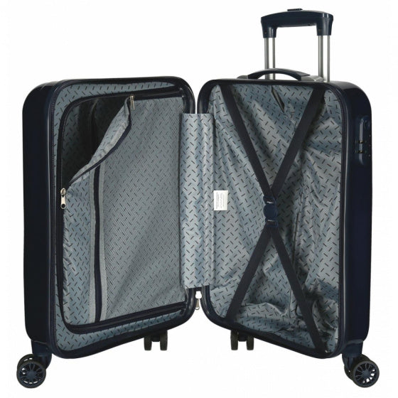 reiskoffer junior 55 x 38 x 20 cm 34 liter ABS blauw