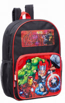 rugzak Avengers 7 liter 30 x 24 cm polyester zwart/rood