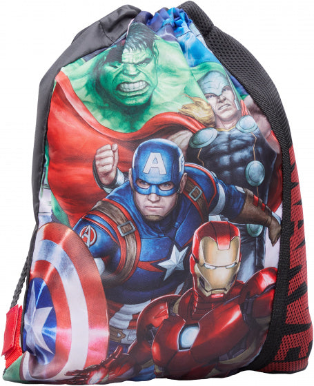 gymtas Avengers junior 5 liter polyester zwart