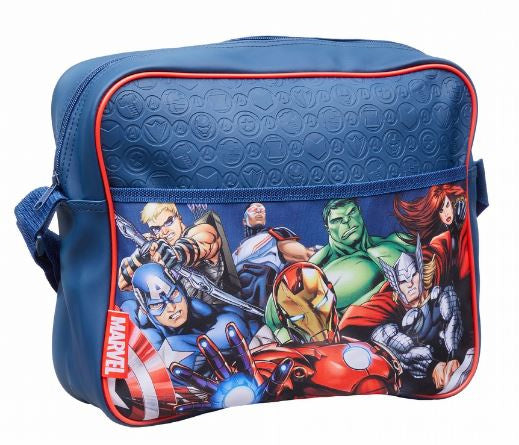 schoudertas Avengers 6 liter 29 x 34 cm polyester blauw