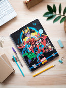 schrijfblok The Avengers geruit 4 mm A4 papier zwart
