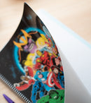 schrijfblok The Avengers geruit 4 mm A4 papier zwart